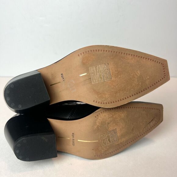 Dolce Vita Black Ankle Boots - Picture 9 of 10